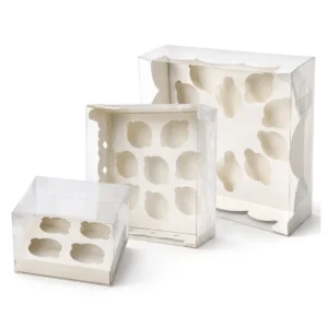 CAJA ACRILICO CUPCAKE C/INS
